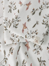 LIL ATELIER Rib Leggings Lavo Coconut Milk
